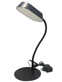 Lampka biurkowa LED 10W 730lm Panan Disk Metal CCT BK czarna OSRAM