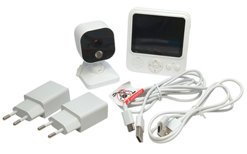 Niania elektroniczna ABM900 5" LCD PTZ VOX 400m zasięg​