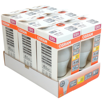 Zestaw 6 żarówek Ledvance LED OSRAM SUPERSTAR+ CLASSIC A 60 9,4W 806lm E27