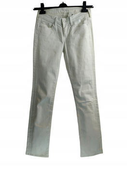 Spodnie damskie Białe 7 FOR ALL MANKIND ROZ.27