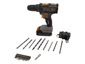 Wiertarko-wkrętarka akumulatorowa 21V Leeikoo MR3705