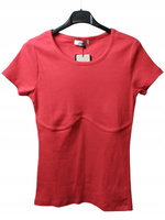 BLUZKA DAMSKA Z KRÓTKIM RĘKAWEM HDM S/M RÓŻOWA