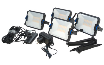 Reflektory zewnętrzne Govee H7057 RGB LED IP66 85W 4szt