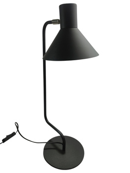 LAMPA STOŁOWA E14 MAX 10W KANLUX NEDIA E14B IP20 LAMPA DEKORACYJNA CZARNA