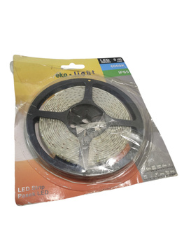 TAŚMA 60 LED 24W. Barwa Zimny Biały. IP65. 6000K (5 metrów)