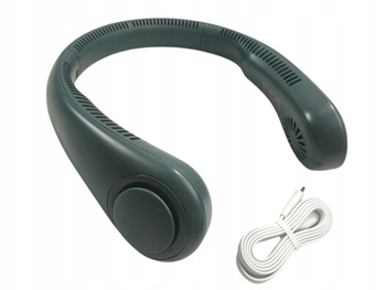 Wentylator na szyję Wiatrak przenośny mini 4000mAh- Jisulife FA12 - ZIELONY