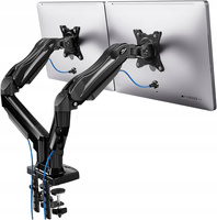 Podwójny uchwyt na monitory 13-27" VESA 75x100 HUANUO HNDS6
