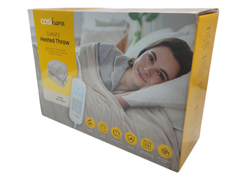 Koc elektryczny HT-03C-EU 180x130cm 9 poziomów temperatury