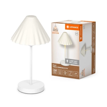 Dekoracyjna lampa stołowa Ledvance Decor Pulp biała E14 41,5 cm