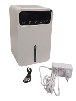 Osuszacz powietrza z ekranem LCD timer 12H D1A biały