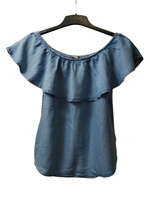 Bluzka damska TOM&ROSE Rozmiar M NIEBIESKA