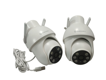 ZESTAW 2 KAMER ZEWNĘTRZNYCH GALAYOU Y4 2K 3MP Wi-Fi 2,4 GHz APLIKACJA