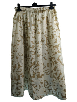 LETNIA SPÓDNICA BIAŁO-BRĄZOWA CLOSED ROZ.M