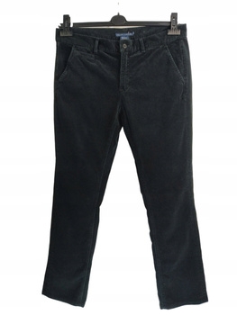 Spodnie damskie sztruksowe Granatowe POLO RALPH LAUREN Roz. 10(43)