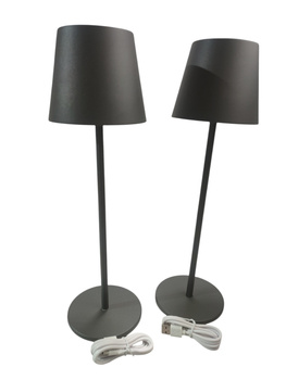 Zestaw 2 Lampy stołowe bezprzewodowe Ściemnialne IP54