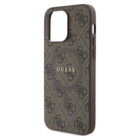 Etui Guess 4G Collection Leather Metal Logo MagSafe iPhone 14 Pro