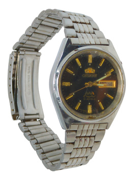 Zegarek męski na bransolecie Orient 3 Star japoński srebrny