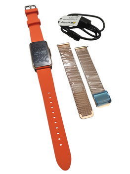 Smartwatch zegarek damski DIAWAY H80-Gold + bransoleta mesh