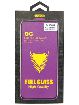 Szkło hartowane OG Premium czarna ramka do Apple iPhone 7