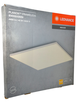 Panel LED LEDVANCE PLANON Frameless 600x600mm 40W 3300lm 830