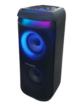 Karaoke GREEN KEEPER GKD60 400W 2 mikrofony Bluetooth LED TWS