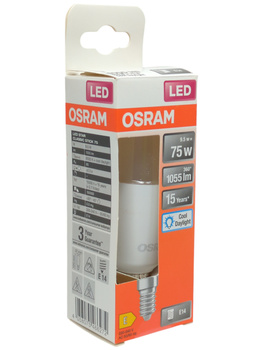 Żarówka LED Osram Stick E14 9W 1050lm 6500K matowa 200st