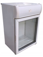 Witryna chłodnicza z przeszklonymi drzwiami 90 cm x 55 cm