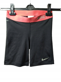 Spodenki sportowe damskie NIKE Rozmiar XS CZARNE